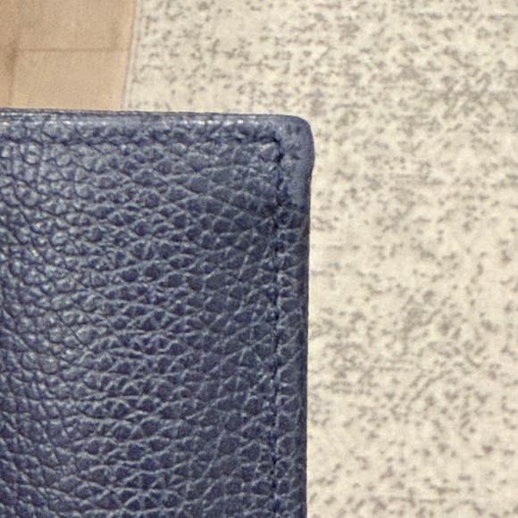 Longchamp Navy Blue Wallet Bi Fold - Picture 6 of 8